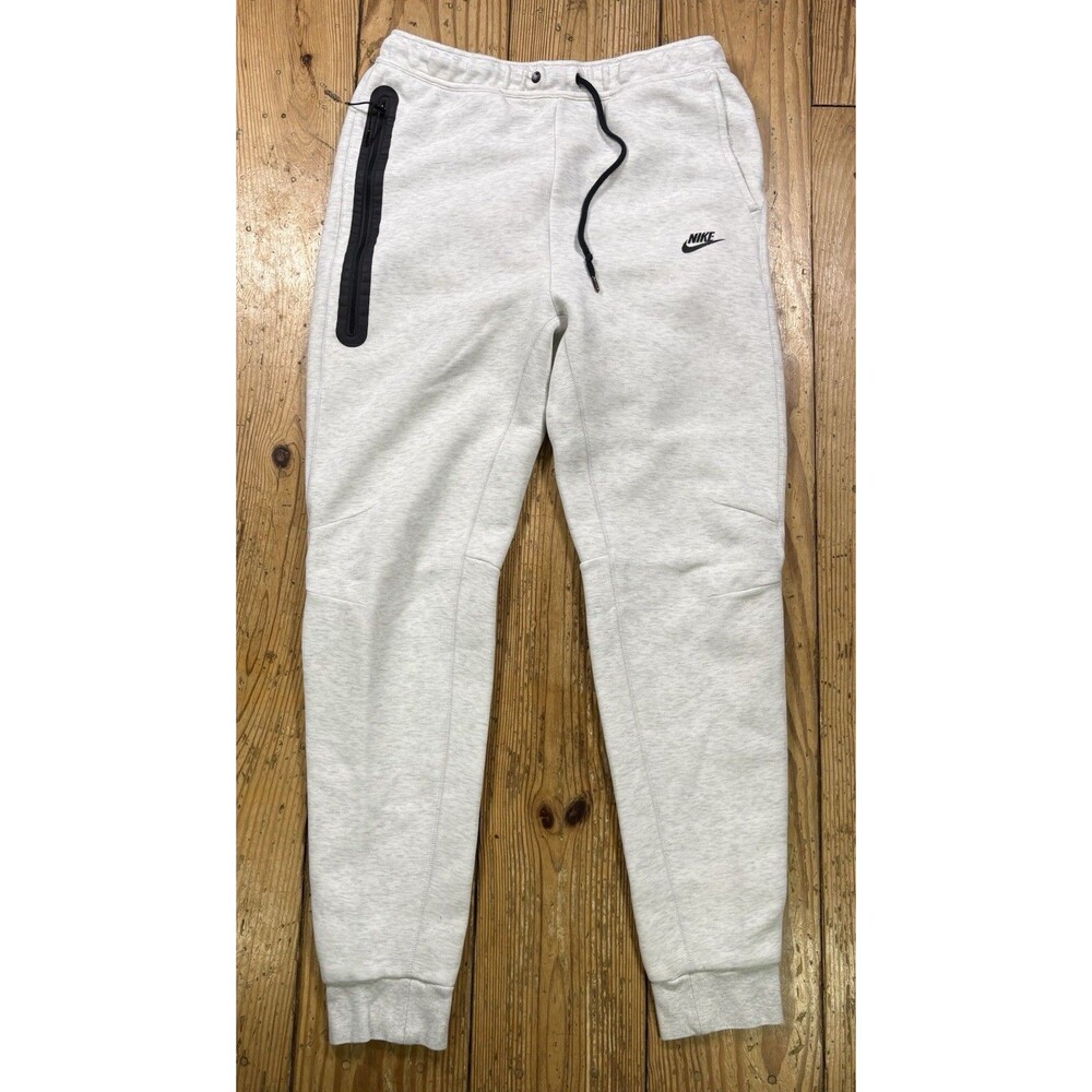 Nike Tech Fleece Joggers Mens Large Grey Heather Sweatpants FB8002-051